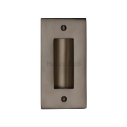 FLUSH PULL HANDLE 100mm MATT BRONZE C1820-4-MB
